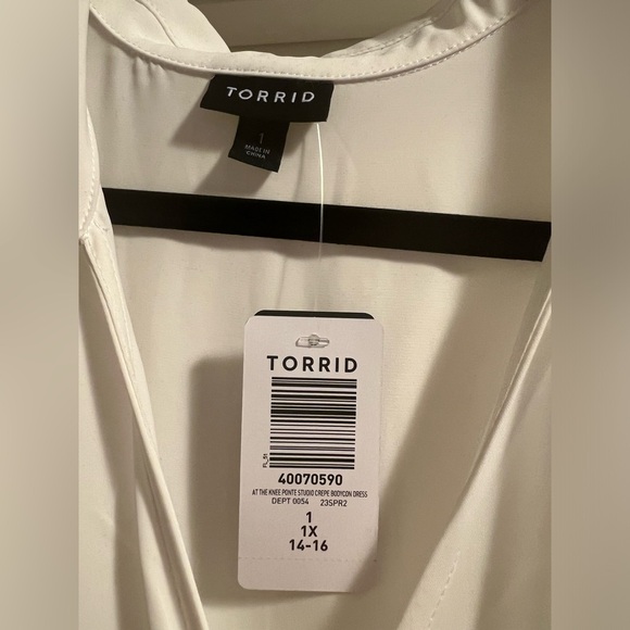 Torrid At The Knee Ponte Studio Crepe Bodycon Dress - Picture 2 of 6